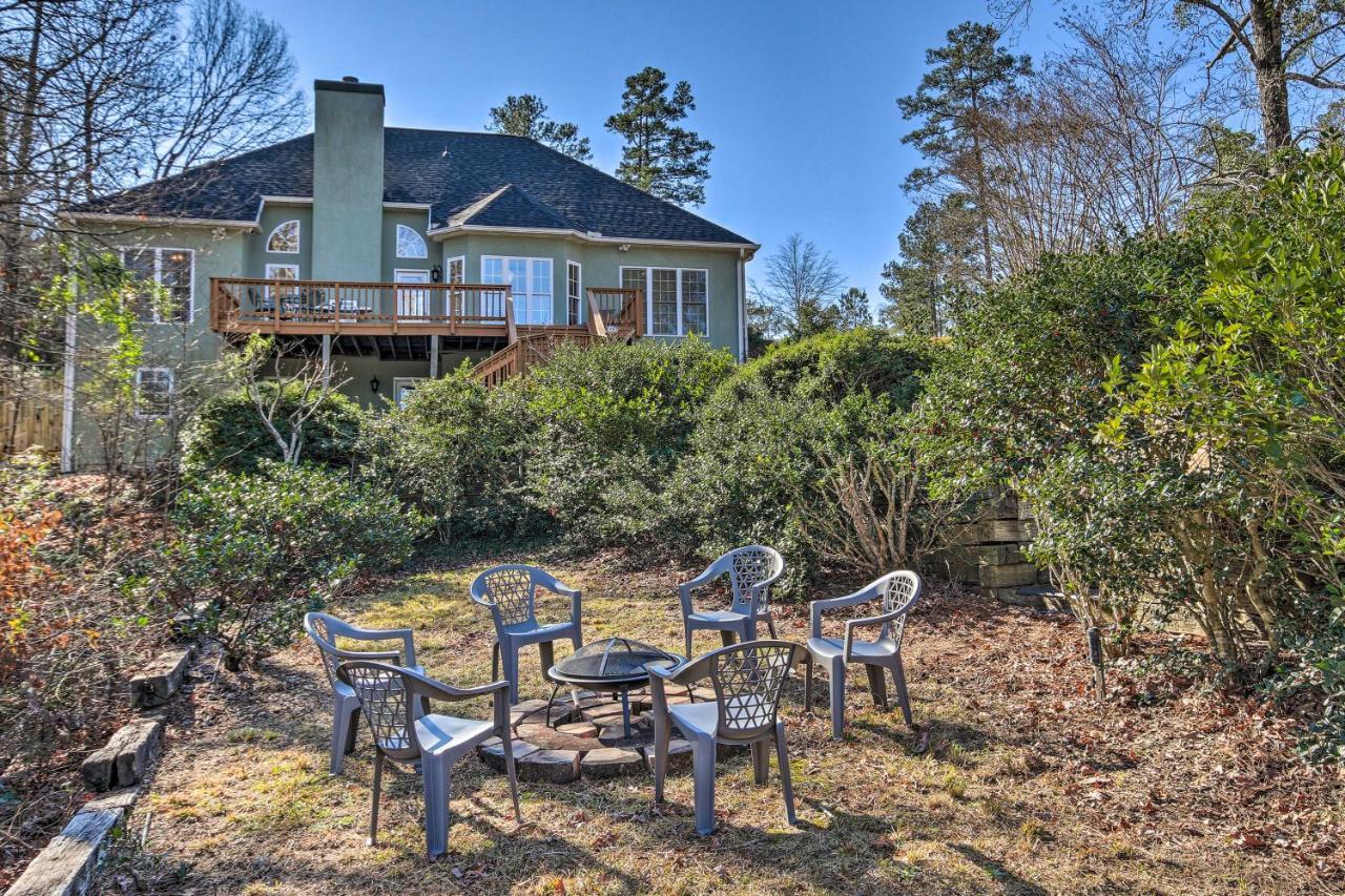 Luxe Lake House With Pool And Dock On Deep Water Cove! Appling Exterior photo